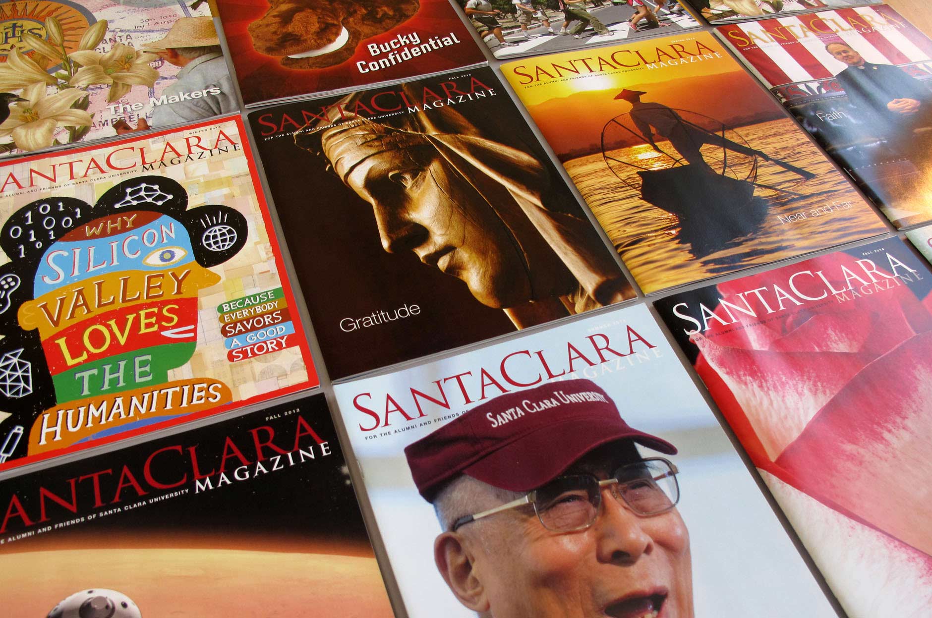 Santa Clara University Alumni Magazine: Editorial Layouts